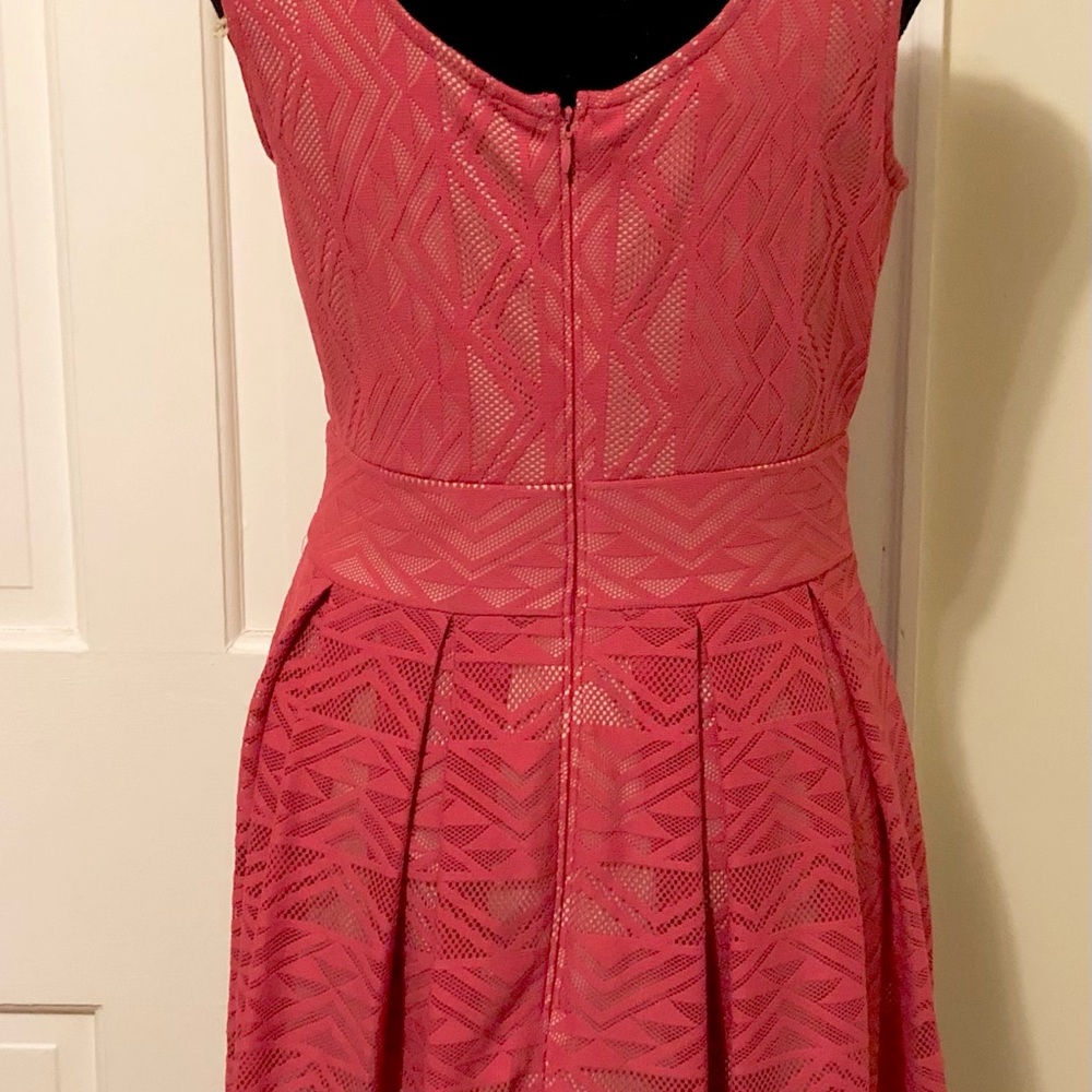 London Times Women’s Size 4 A-Line Pink Dress